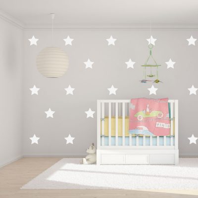 White star wall stickers | Shape wall stickers | Stickerscape | UK