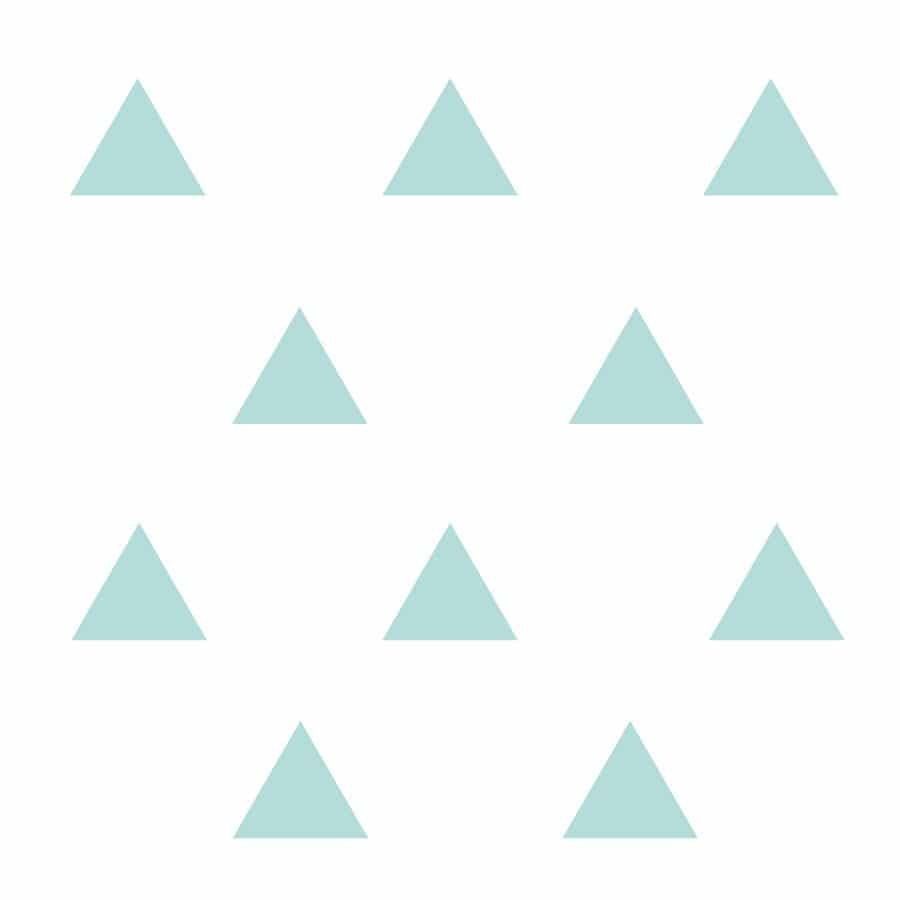 Aqua triangle wall stickers | Shape wall stickers | Stickerscape | UK