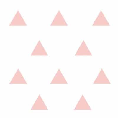 Pink triangle wall stickers | Shape wall stickers | Stickerscape | UK