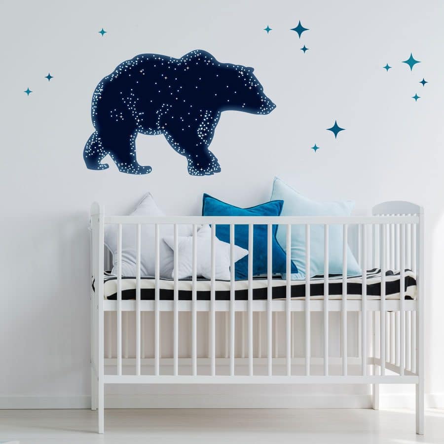 Bear constellation wall sticker | Space wall stickers | Stickerscape | UK