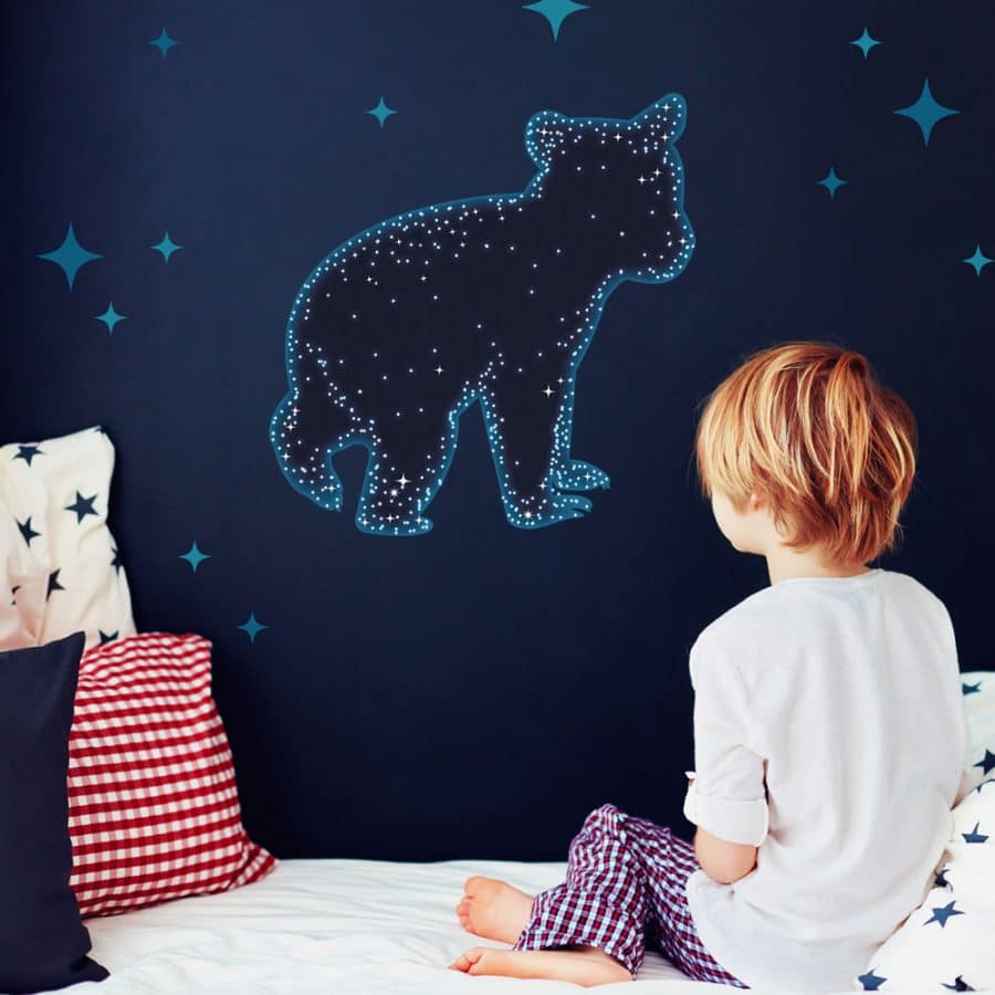 Bear constellation wall sticker | Space wall stickers | Stickerscape | UK