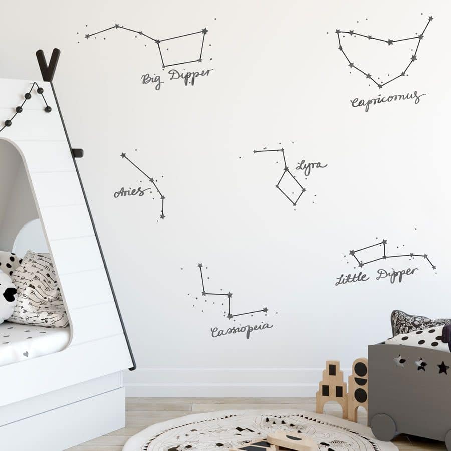 Star constellations wall stickers | Space wall stickers | Stickerscape | UK