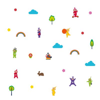 Teletubbies stickaround wall sticker pack (Regular size) on a white background