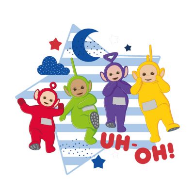 Teletubbies with star wall sticker (Large size) on a white background