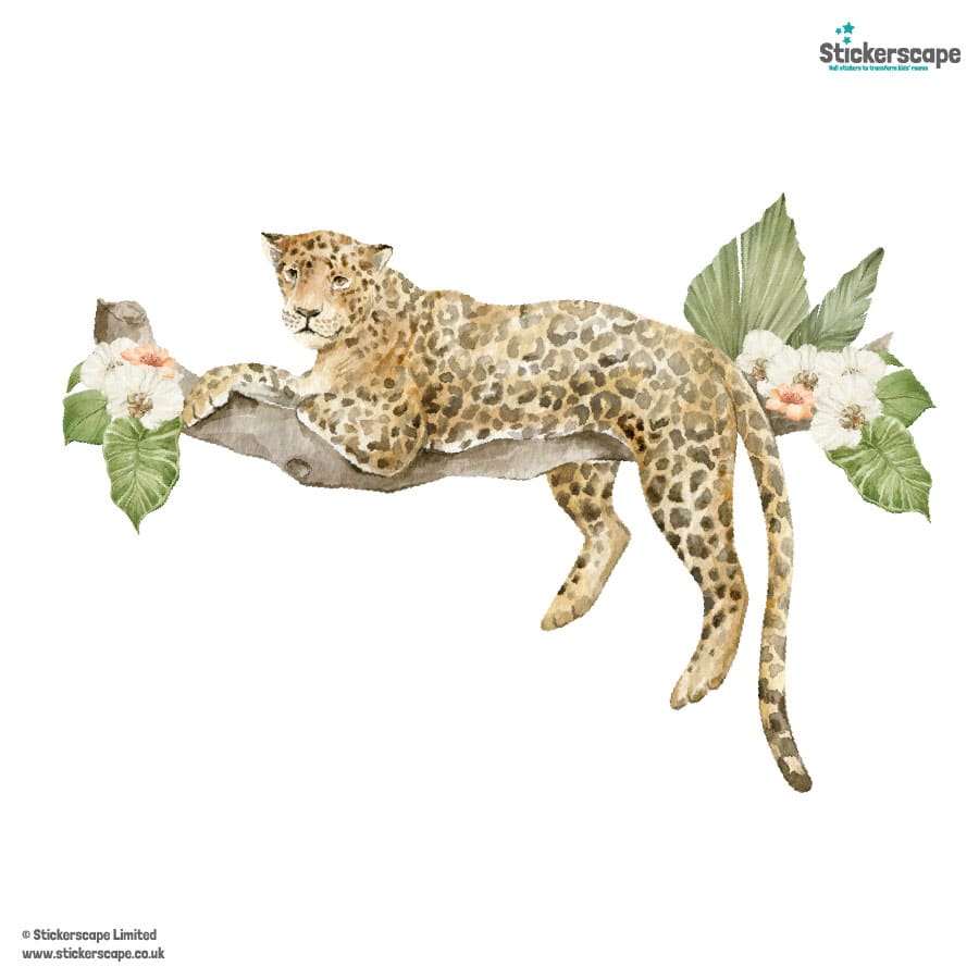 Resting Cheetah Wall Sticker