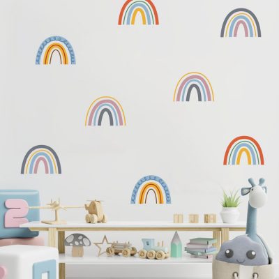 Tropical Rainbow Wall Sticker Pack