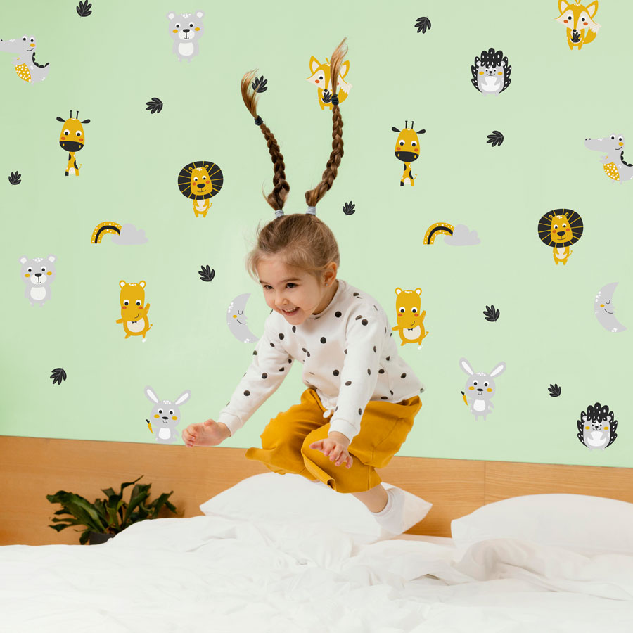 Animal Friends Wall Sticker Pack (Regular)