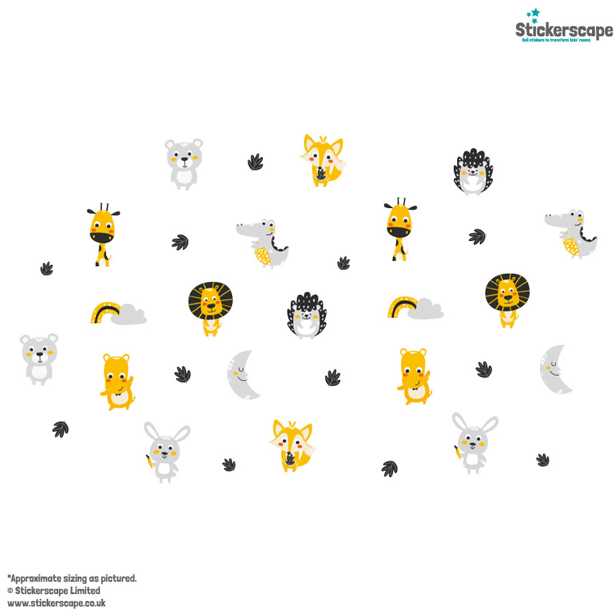 Animal Friends Wall Sticker Pack (Regular)