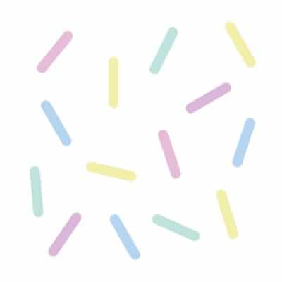 Sprinkle wall stickers (Pastel) on a white background