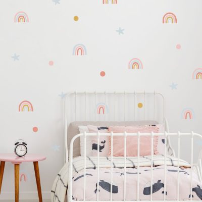 Rainbows and Stars Wall Sticker Pack