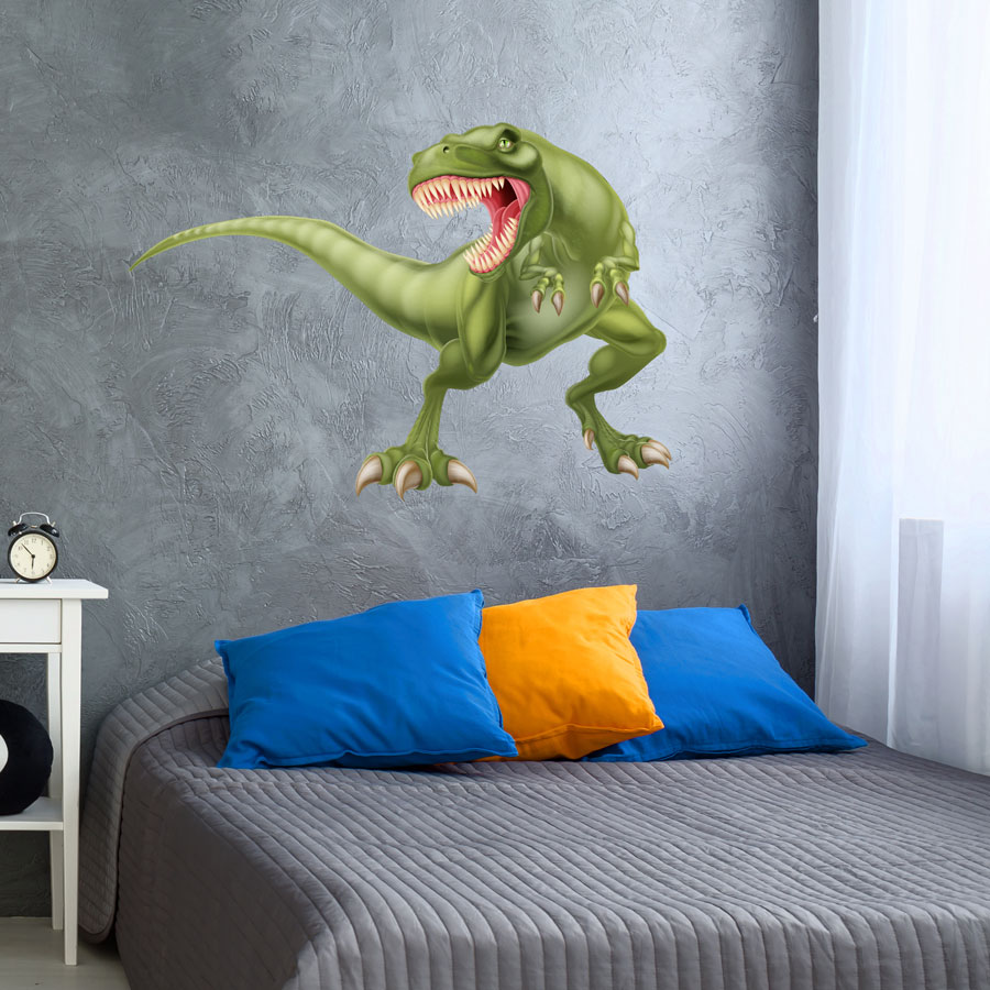 Fierce T-Rex wall sticker (Extra large) perfect for adding a statement wall graphic to create a dinosaur themed room for a child