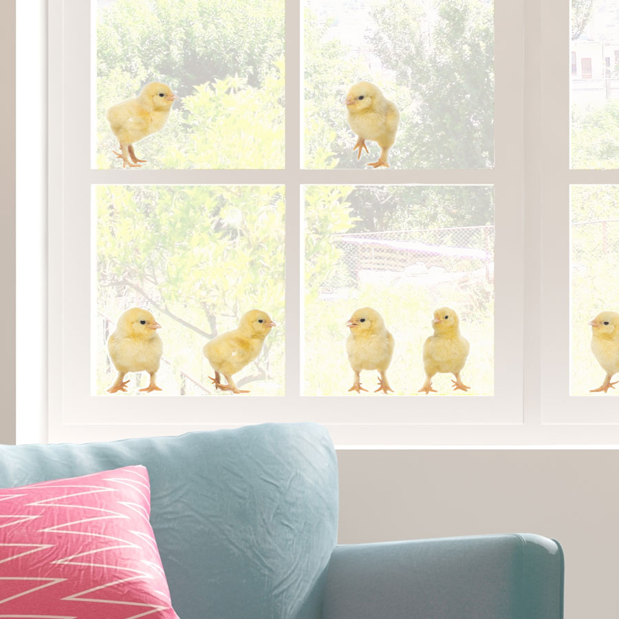 Little chick window stickers are perfect for decorating your windows this Easter and are suitable for kitchens, children's bedrooms and playrooms