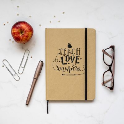 Teach love inspire notebook perfect gift for a birthday or christmas