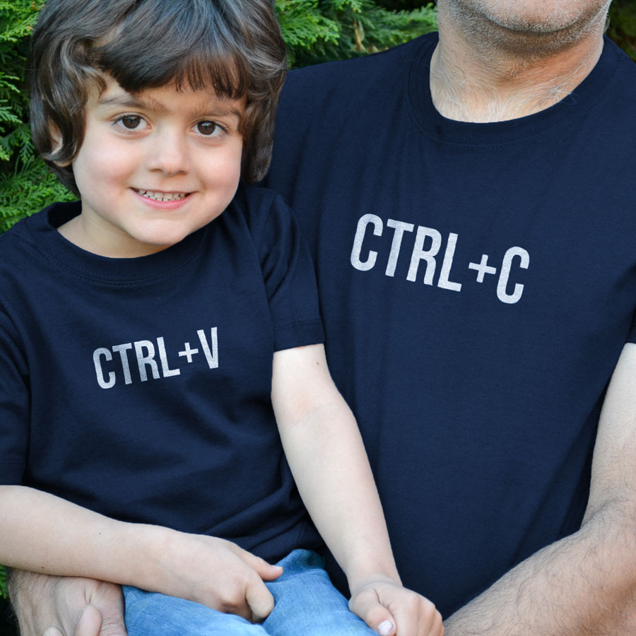 Ctrl-C Men's T-shirt (Navy) perfect gift for fathers day, birthday or Christmas