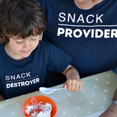 Snack Provider Men's T-shirt (Navy) perfect gift for fathers day, birthday or Christmas