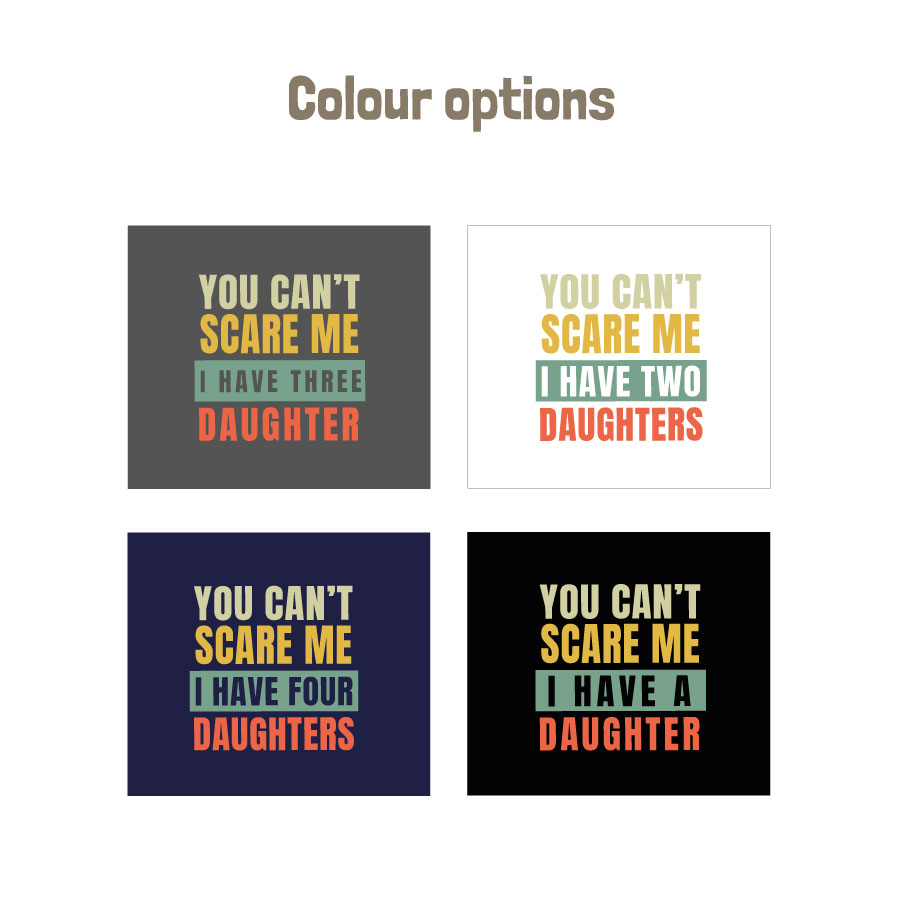 You Can't Scare Me Men's T-shirt (colour options)