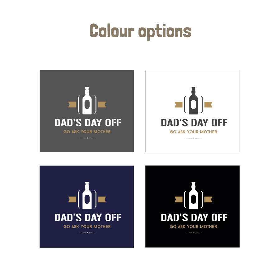 Dad's Day Off Men's T-shirt (colour options)