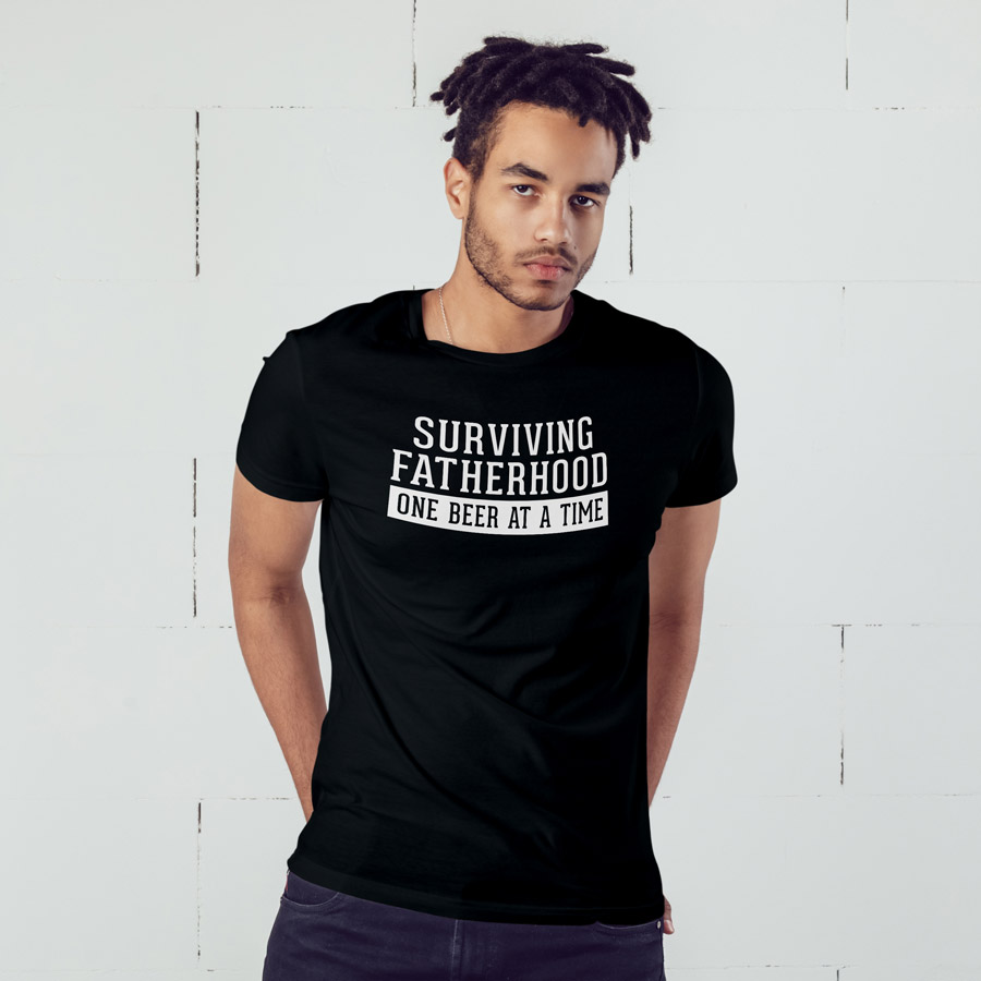 Surviving Fatherhood Mens T-Shirt - Stickerscape