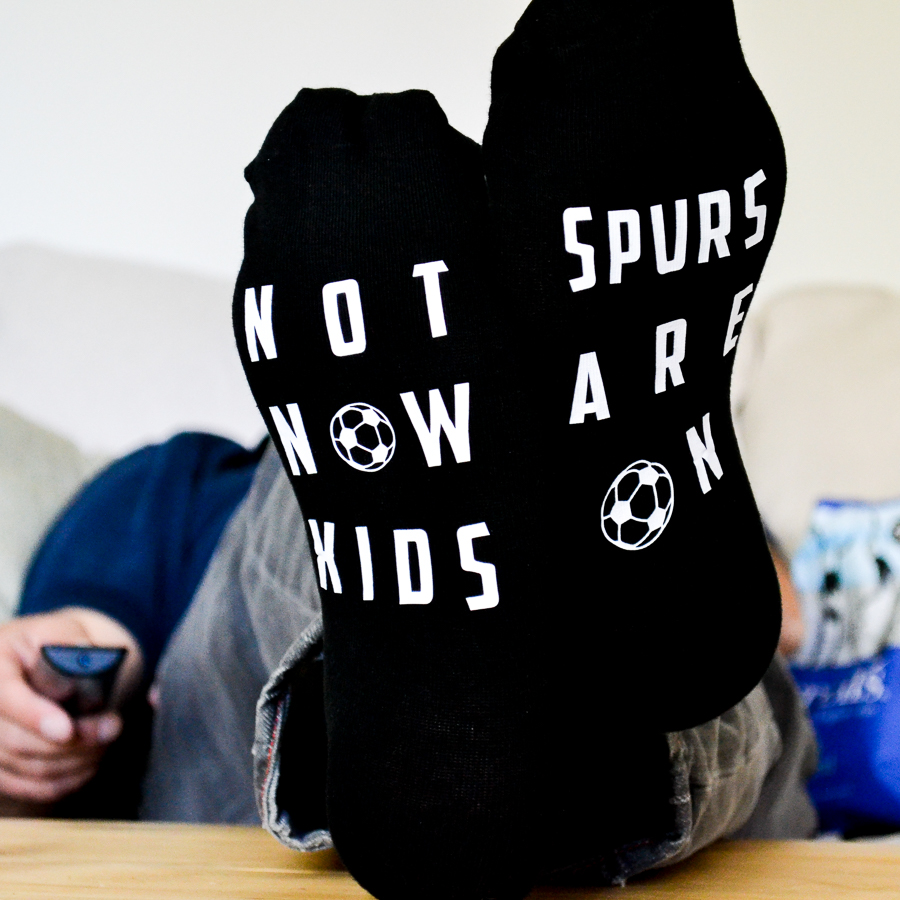 Personalised football team socks perfect gift for fathers day, birthday or Christmas