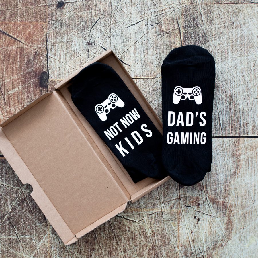 Dad's gaming socks perfect gift for fathers day, birthday or Christmas