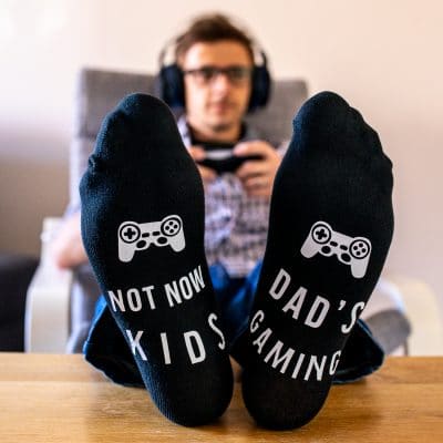 Dad's gaming socks perfect gift for fathers day, birthday or Christmas