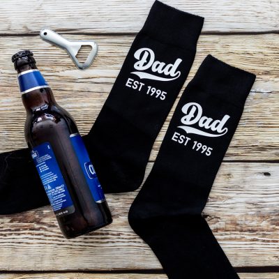 Personalised dad socks perfect gift for fathers day, birthday or Christmas