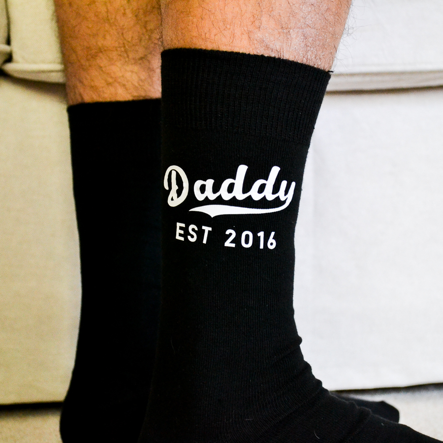 Personalised dad socks perfect gift for fathers day, birthday or Christmas