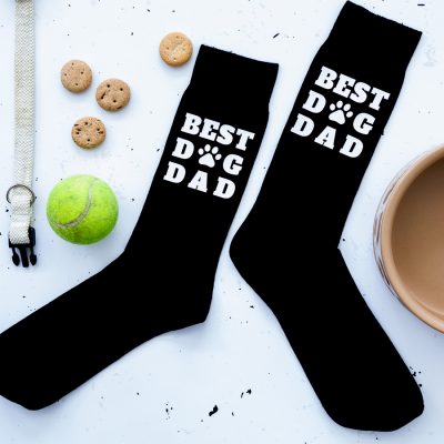 Best dog dad socks perfect gift for fathers day, birthday or Christmas