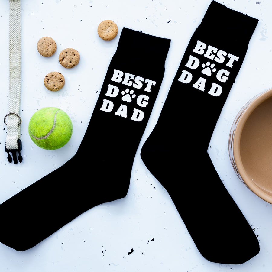 Best dog dad socks perfect gift for fathers day, birthday or Christmas