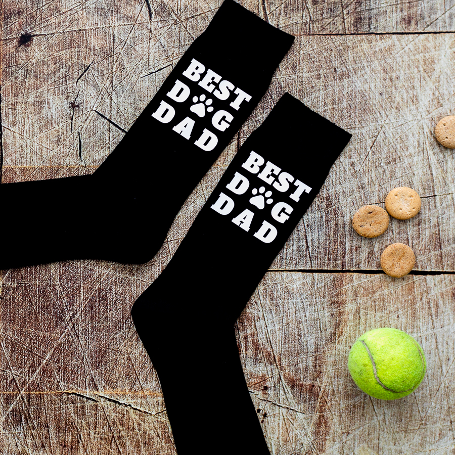Best dog dad socks perfect gift for fathers day, birthday or Christmas