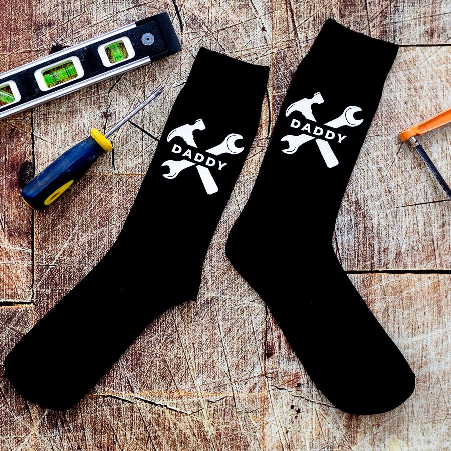 Personalised DIY socks perfect gift for fathers day, birthday or Christmas