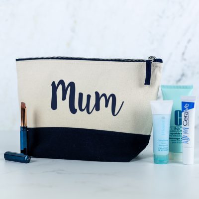 Personalised Name Wash Bags - Navy, Regular