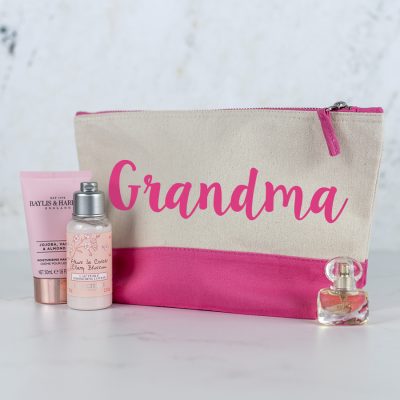 Personalised Name Wash Bags - Pink, Regular