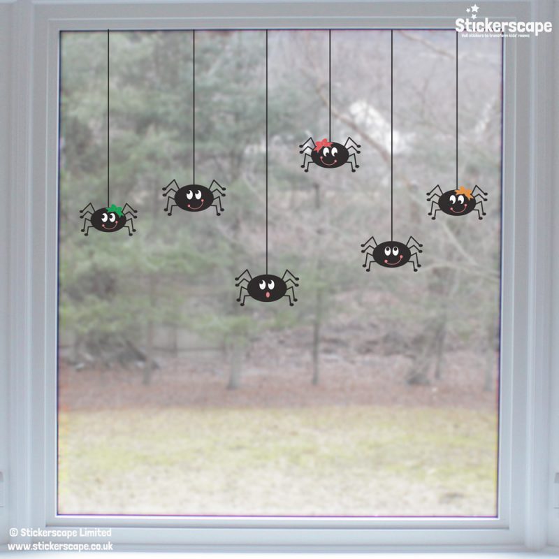 Spider window stickers | Halloween window stickers (Lifestyle) | Stickerscape | UK