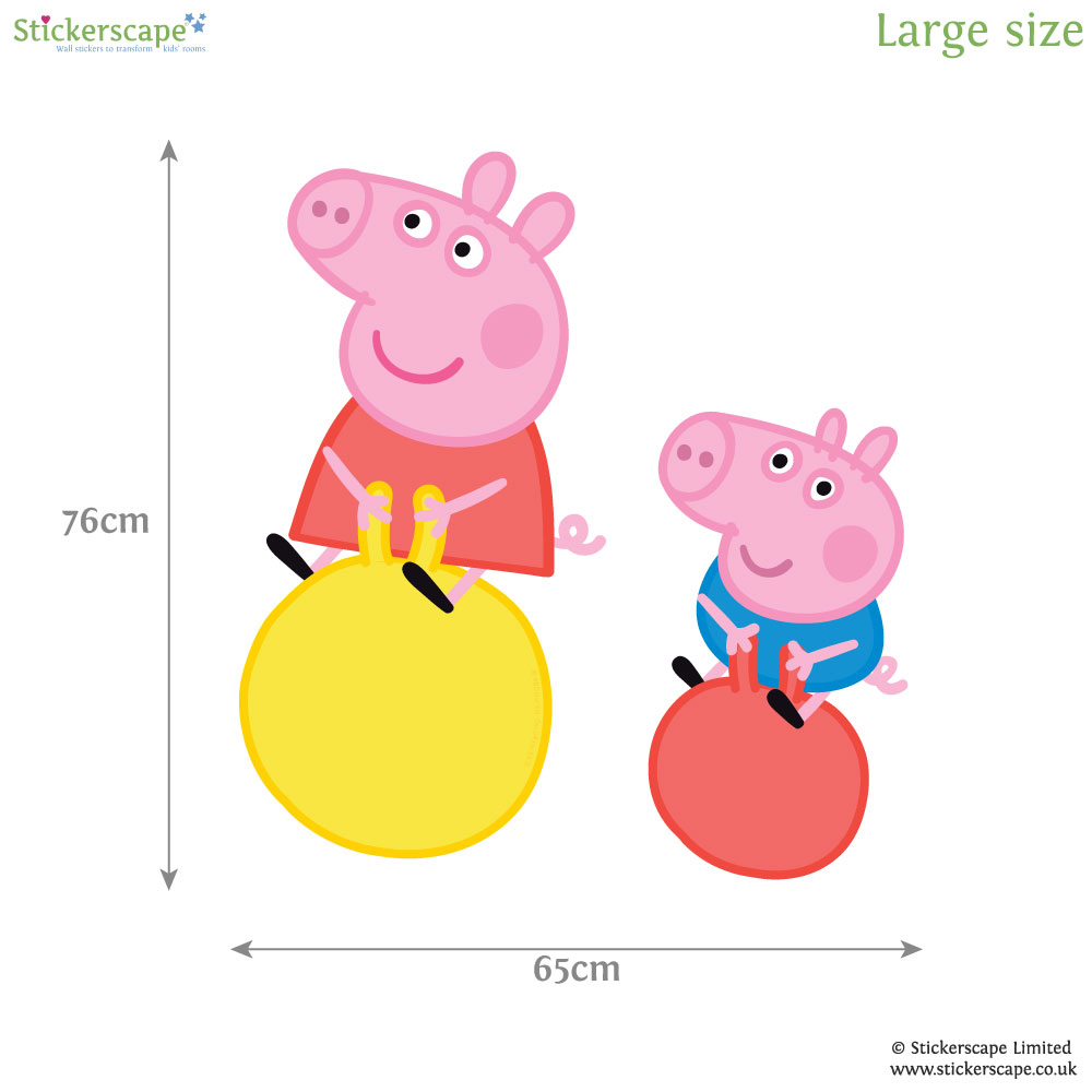 peppa pig space hopper