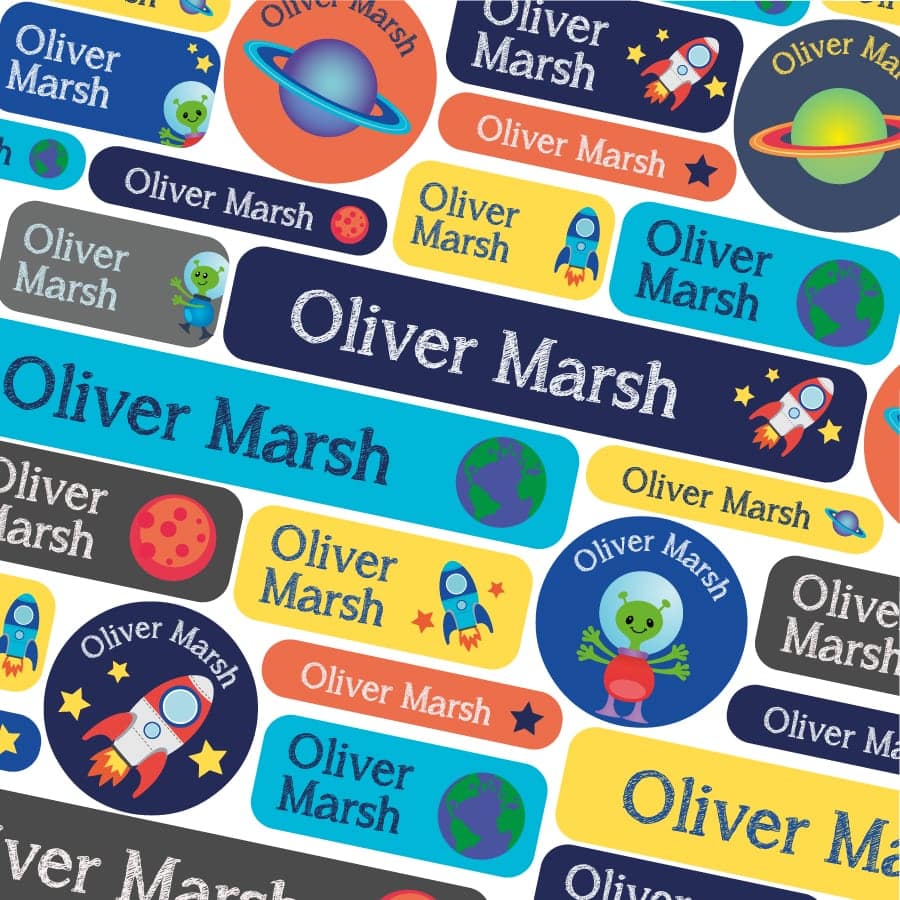 School name labels discount