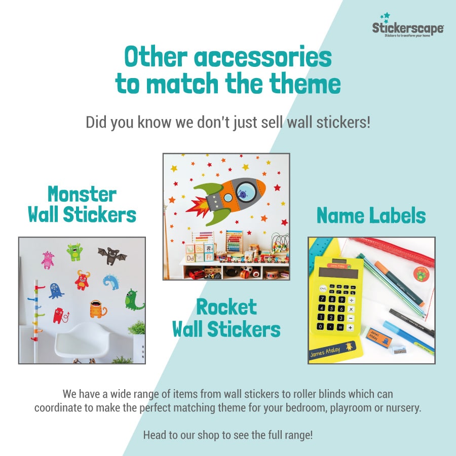 Monster Wall Stickers additional accessories