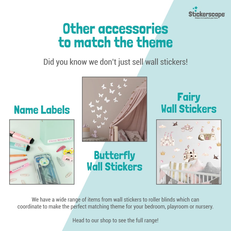 Butterfly Wall Stickers additional accessories available