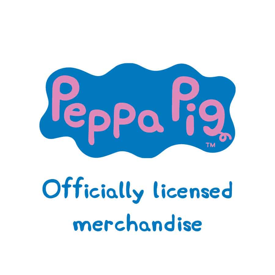 peppa pig logo showing officially licensed merchandise