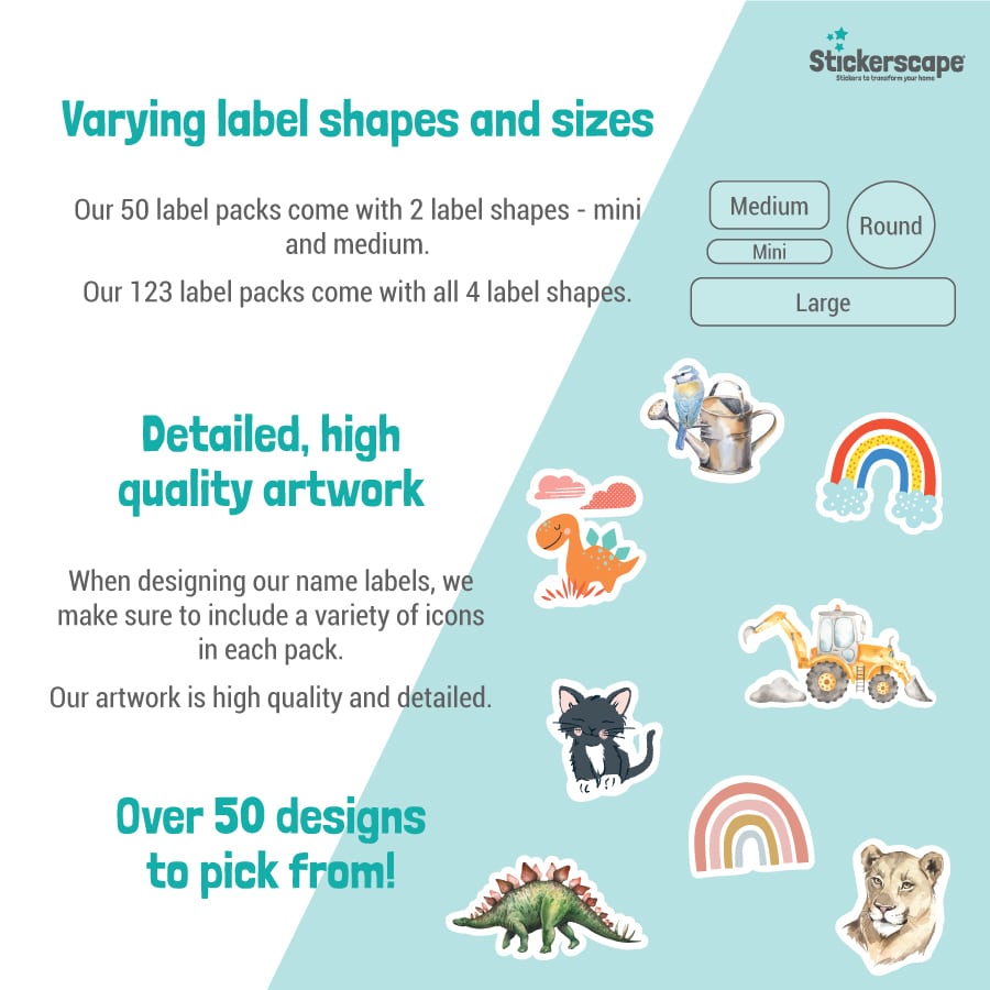 Additional Name Label Info for Stickerscape name labels