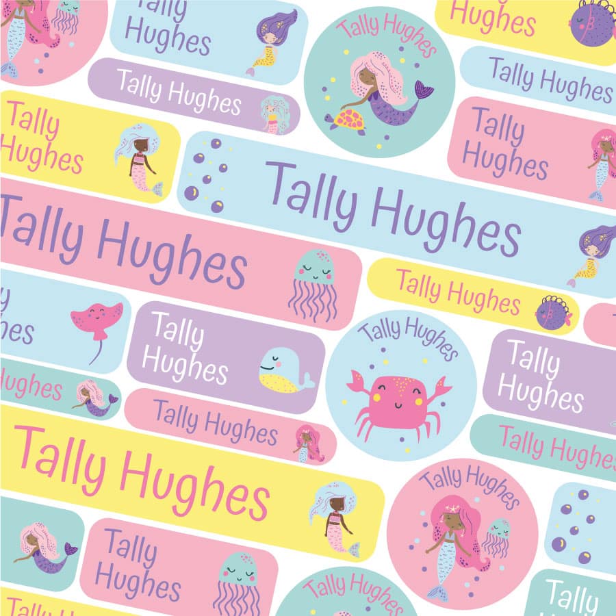 Mermaid Name Labels