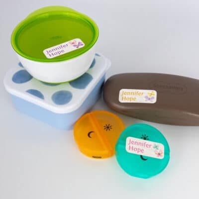 Butterfly Name Labels on pots