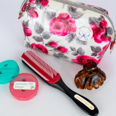 Butterfly Name Labels on wash bag