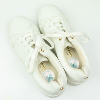Butterfly Name Labels on shoes