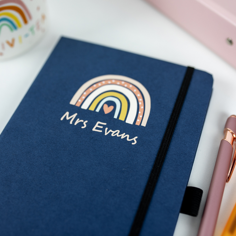 Rainbow Heart Notebook | Teacher Gifts | Stickerscape