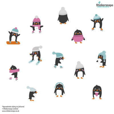 Penguin Window Sticker | Christmas Window Stickers
