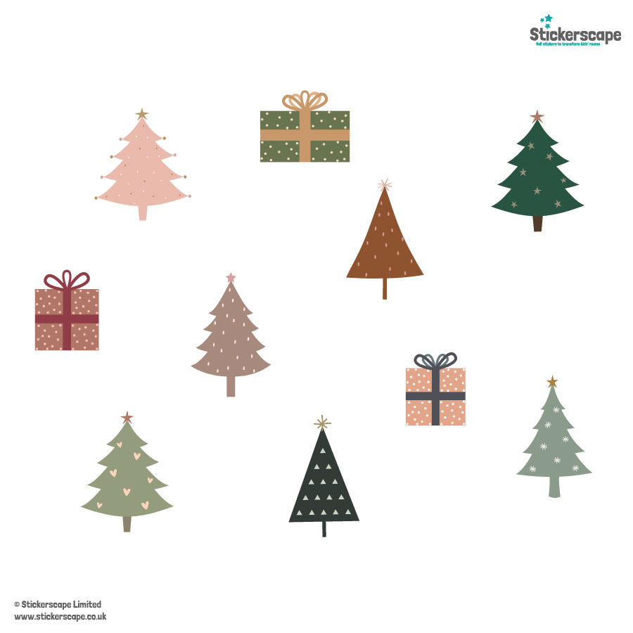 Winter Tree Window Stickers | Christmas Window Stickers