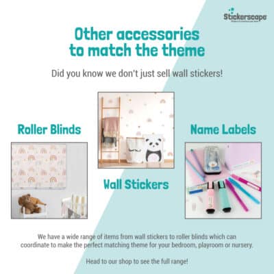 Stars and Rainbows Wall Stickers additional items that match