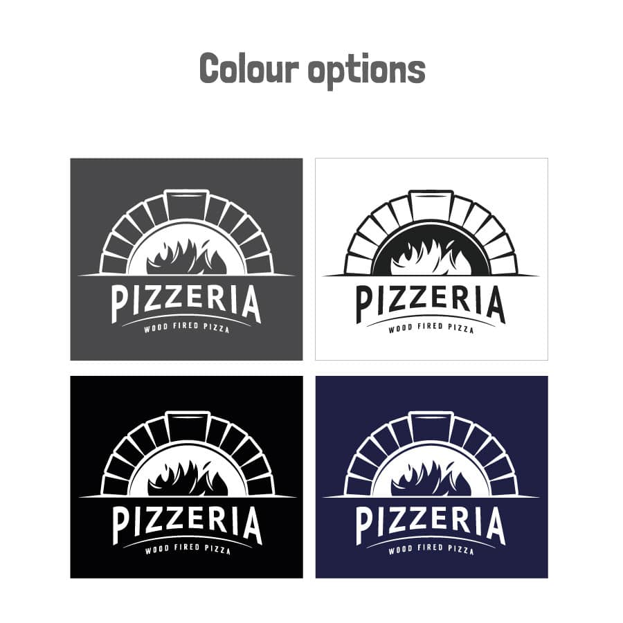 pizzeria apron colour options