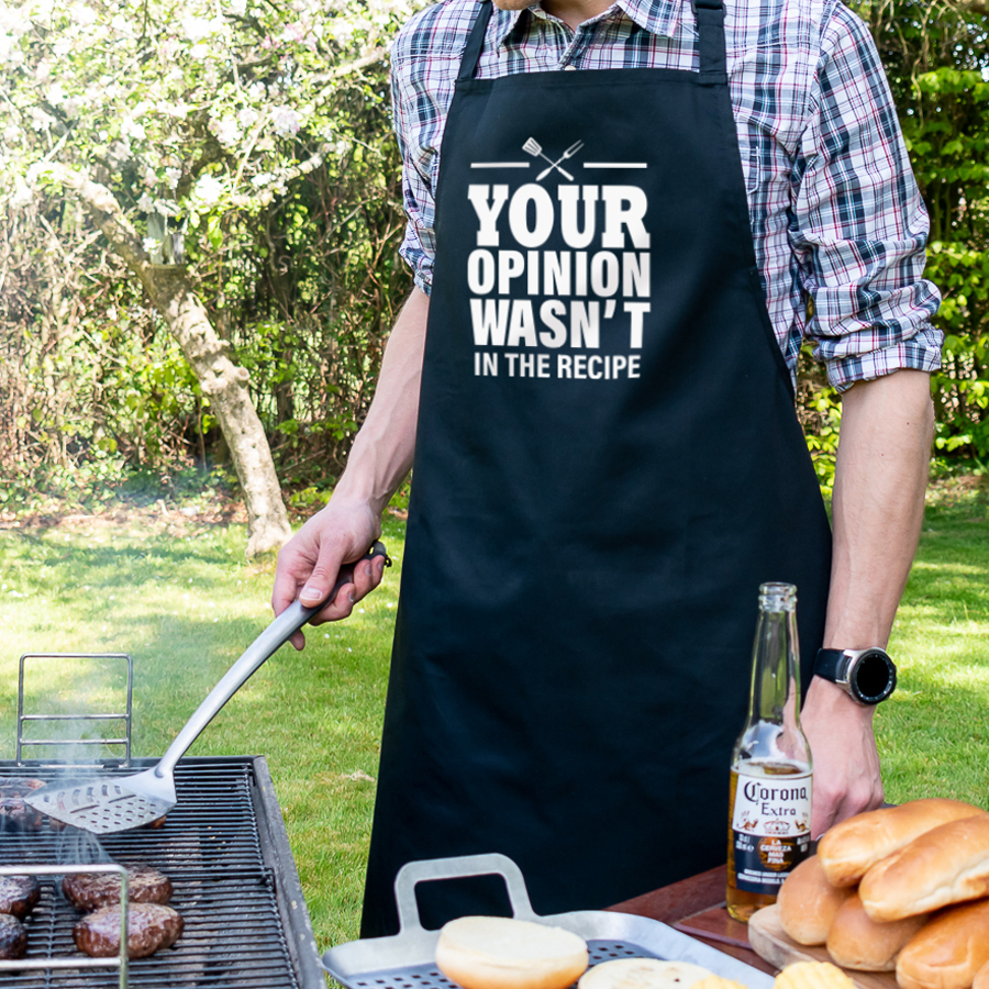 Your Opinion Apron (Adult) | Father's Day Gifts | Stickerscape